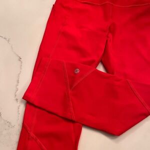 lululemon athletica Red Leggings